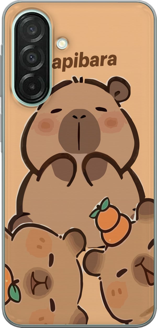 Kompatibelt Mobilskal till Samsung Galaxy A26 Capybara kawaii söt figur samlarobjekt