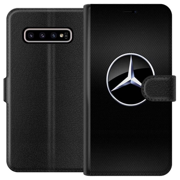 Kompatibelt Lommeboketui til Samsung Galaxy S10+ Mercedes
