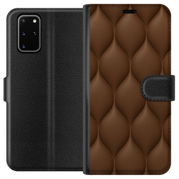Kompatibelt Plånboksfodral till Samsung Galaxy S20+ Cocoa Scales Kompatibelt Plånboksfodral till Samsung Galaxy S20+ Cocoa Scales