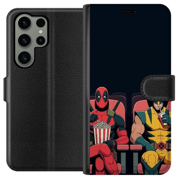 Kompatibel Tegnebogsetui til Samsung Galaxy S23 Ultra Deadpool & Wolverine Kompatibel Tegnebogsetui til Samsung Galaxy S23 Ultra Deadpool & Wolverine