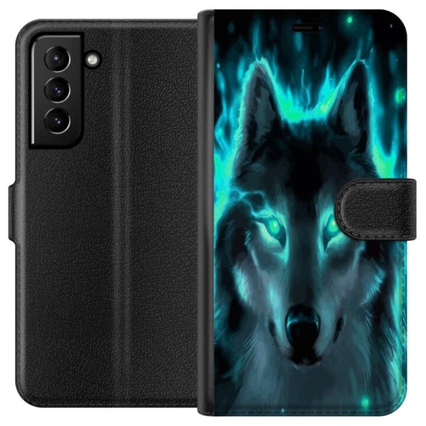 Kompatibelt Lommeboketui til Samsung Galaxy S21+ 5G Ulver Kompatibelt Lommeboketui til Samsung Galaxy S21+ 5G Ulver