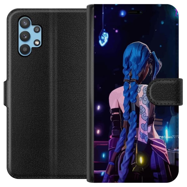 Kompatibelt Plånboksfodral till Samsung Galaxy A32 5G Arcane, League of Legends Kompatibelt Plånboksfodral till Samsung Galaxy A32 5G Arcane, League of Legends