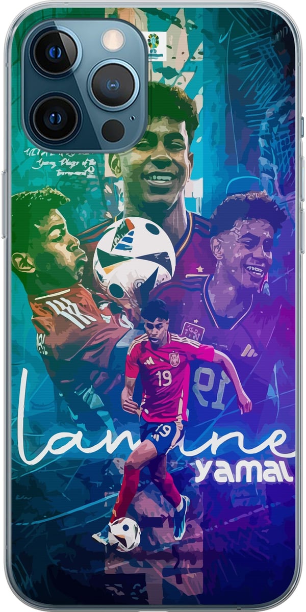 Kompatibelt Mobilskal till Apple iPhone 12 Pro Max Lamine Yamal FCB