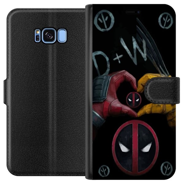 Yhteensopiva Lompakkokotelo Samsung Galaxy S8 Deadpool & Wolverine Rakkaus Yhteensopiva Lompakkokotelo Samsung Galaxy S8 Deadpool & Wolverine Rakkaus