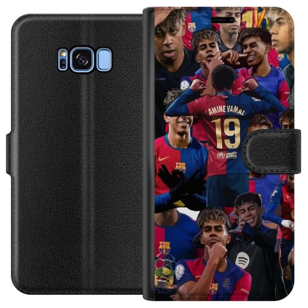 Kompatibelt Plånboksfodral till Samsung Galaxy S8 Lamine Yamal mobilskal för fotbollsfans Kompatibelt Plånboksfodral till Samsung Galaxy S8 Lamine Yamal mobilskal för fotbollsfans