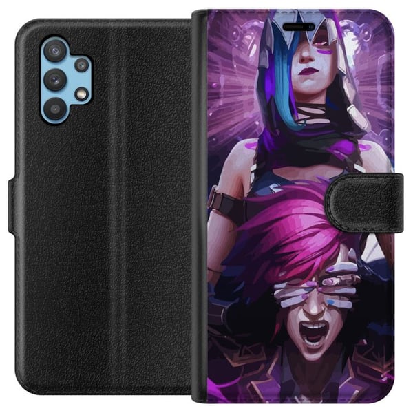 Kompatibelt Plånboksfodral till Samsung Galaxy A32 5G Arcane, League of Legends Kompatibelt Plånboksfodral till Samsung Galaxy A32 5G Arcane, League of Legends