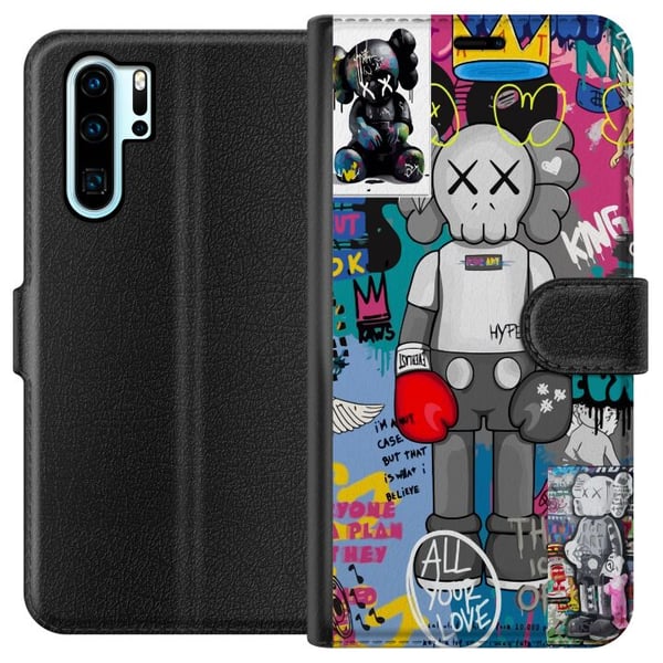 Kompatibel Tegnebogsetui til Huawei P30 Pro Kunst
