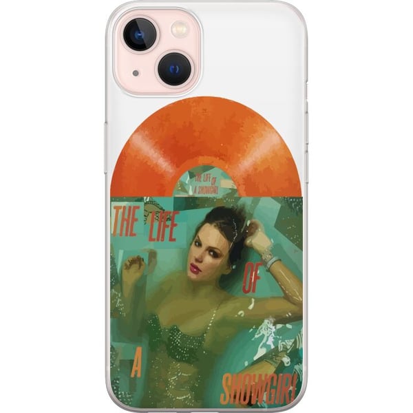 Kompatibelt Mobilskal till Apple iPhone 13 Taylor Swift The Life of a Showgirl – Rosa Popdiva i Glitter & Glam