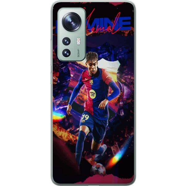 Yhteensopiva Puhelinkuori Xiaomi 12 Yamal Rising Talent FC Barcelona Pelaaja Nuori Jalkapalloilija Suosittu Motiivi Urheilu Espanja Lahjakkuus