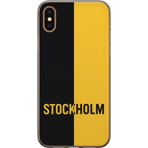 Kompatibel Mobilcover til Apple iPhone XS Stockholm – fodbold