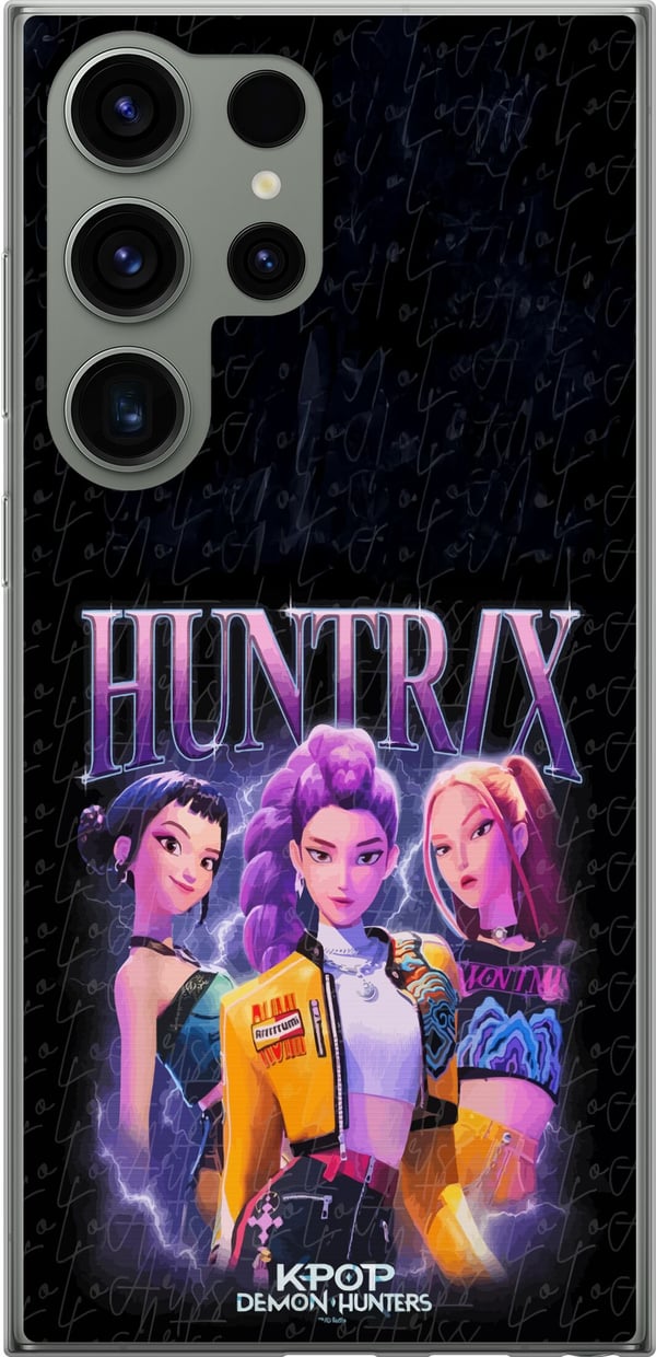 Kompatibelt Mobildeksel til Samsung Galaxy S23 Ultra Kpop-demonjegerne Huntrix Mira Zoey Rumi animeillustrasjon