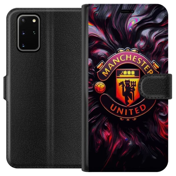 Kompatibelt Plånboksfodral till Samsung Galaxy S20+ Manchester United Kompatibelt Plånboksfodral till Samsung Galaxy S20+ Manchester United