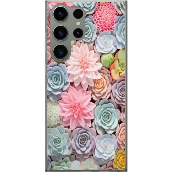Kompatibel Mobilcover til Samsung Galaxy S23 Ultra Grønne planter Kompatibel Mobilcover til Samsung Galaxy S23 Ultra Grønne planter