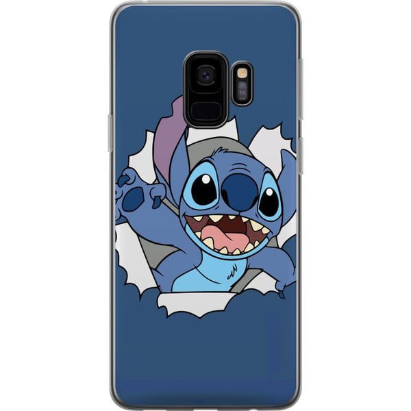 Kompatibelt Mobilskal till Samsung Galaxy S9 Disney Stitch Lilo and Stitch blå figur cute alien kawaii cartoon character funny poster retro design Kompatibelt Mobilskal till Samsung Galaxy S9 Disney Stitch Lilo and Stitch blå figur cute alien kawaii cartoon character funny poster retro design