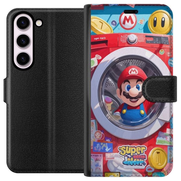 Kompatibel Tegnebogsetui til Samsung Galaxy S23 Mario Kompatibel Tegnebogsetui til Samsung Galaxy S23 Mario