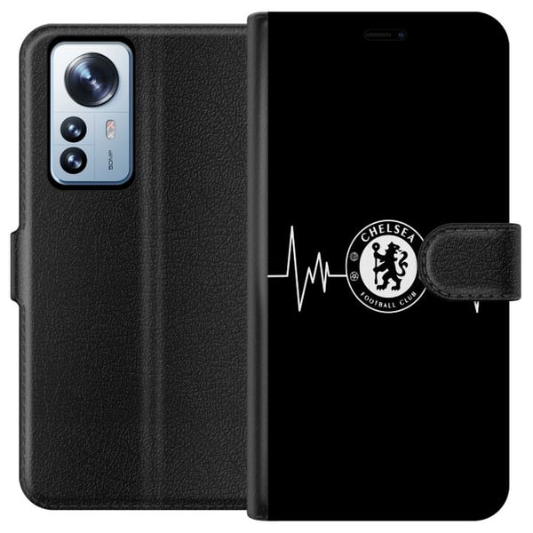 Kompatibelt Plånboksfodral till Xiaomi 12 Pro Chelsea F.C.