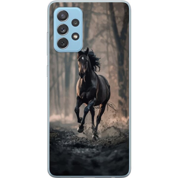 Kompatibelt Mobildeksel til Samsung Galaxy A52 5G Løpende hest Kompatibelt Mobildeksel til Samsung Galaxy A52 5G Løpende hest