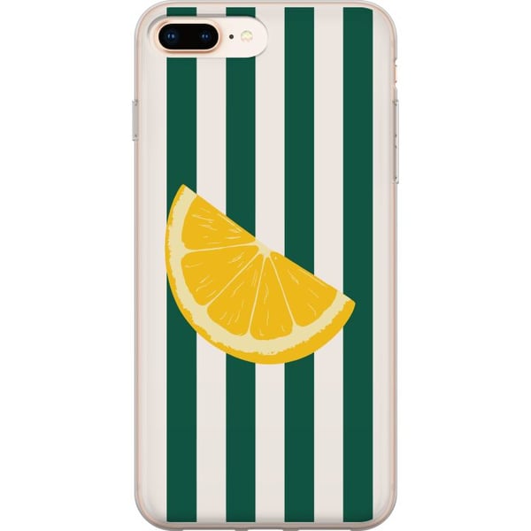 Yhteensopiva Puhelinkuori Apple iPhone 8 Plus Sitruuna sitrus sitruunakuvio keltainen hedelmä keittiökoriste kesäprintti retrotyyli sisustus tapetti Yhteensopiva Puhelinkuori Apple iPhone 8 Plus Sitruuna sitrus sitruunakuvio keltainen hedelmä keittiökoriste kesäprintti retrotyyli sisustus tapetti