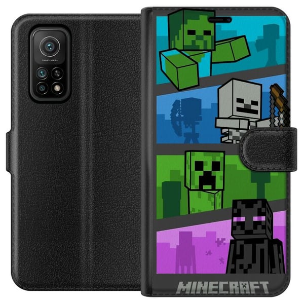 Kompatibelt Plånboksfodral till Xiaomi Mi 10T 5G Minecraft