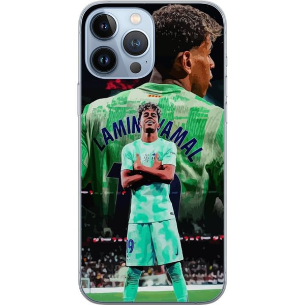 Kompatibelt Mobildeksel til Apple iPhone 13 Pro Max Barcelona Yamal kamptrøye fotball junior