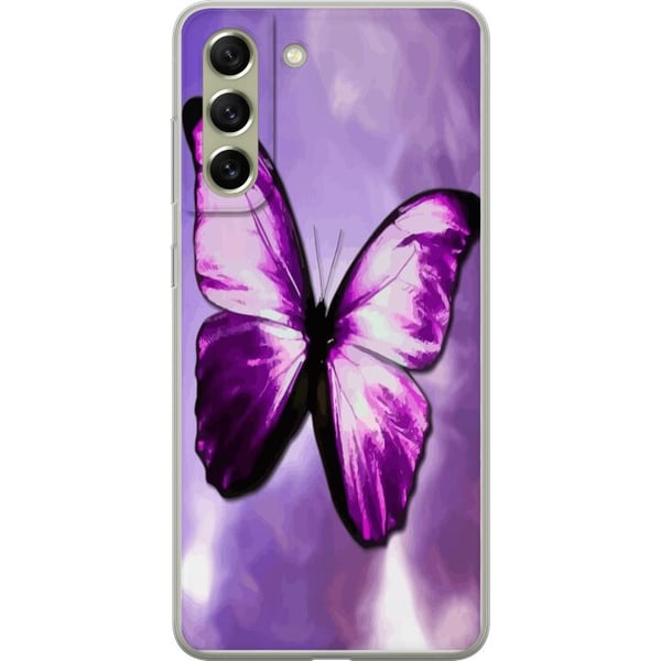 Kompatibel Mobilcover til Samsung Galaxy S21 FE 5G Sommerfugl