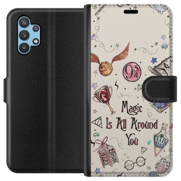 Kompatibelt Plånboksfodral till Samsung Galaxy A32 5G Harry Potter Kompatibelt Plånboksfodral till Samsung Galaxy A32 5G Harry Potter