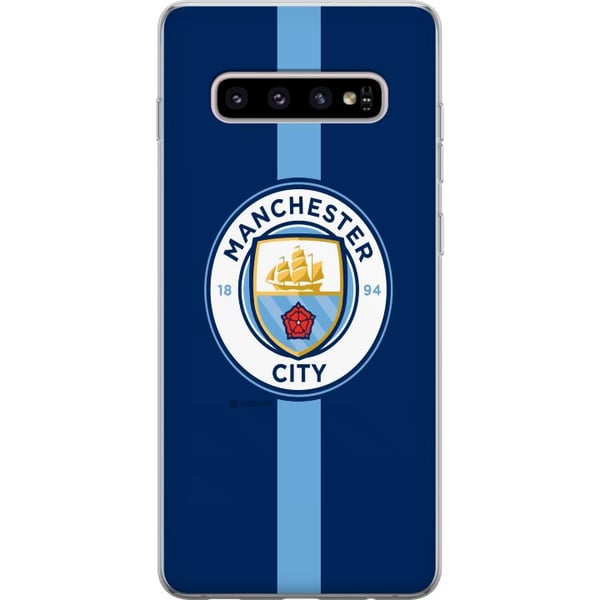 Kompatibelt Mobilskal till Samsung Galaxy S10+ Manchester City