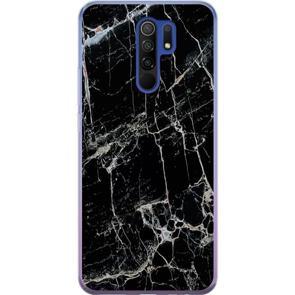 Kompatibelt Mobilskal till Xiaomi Redmi 9 Marmor Svart