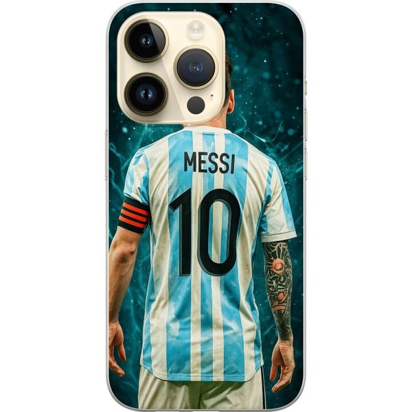 Kompatibelt Mobilskal till Apple iPhone 14 Pro Messi