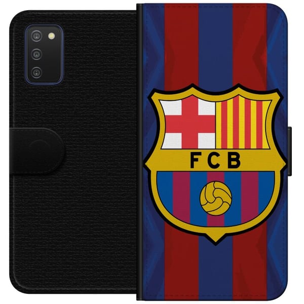 Kompatibelt Lommeboketui til Samsung Galaxy A03s FCB Barcelona