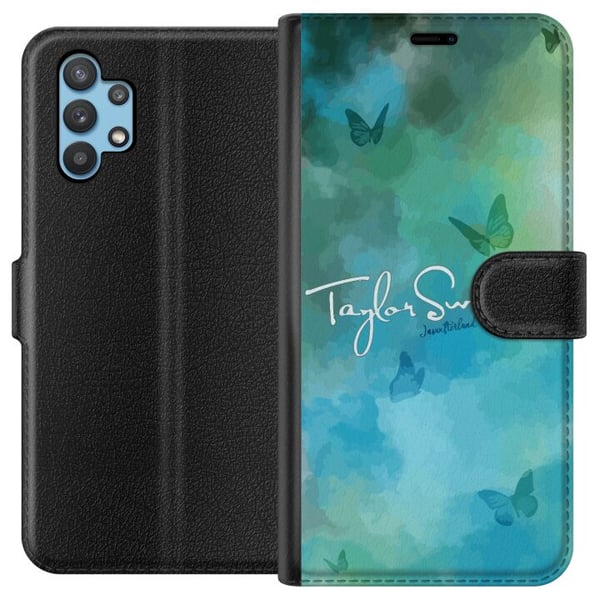 Kompatibelt Plånboksfodral till Samsung Galaxy A32 5G Taylor Swift Kompatibelt Plånboksfodral till Samsung Galaxy A32 5G Taylor Swift
