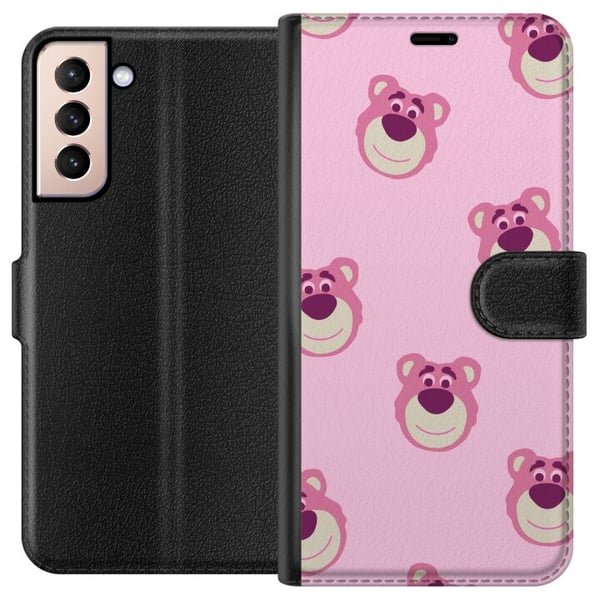 Kompatibelt Lommeboketui til Samsung Galaxy S21 Søte bjørner på rosa bakgrunn, søtt mønster som gir et sjarmerende uttrykk, perfekt gaveidé Kompatibelt Lommeboketui til Samsung Galaxy S21 Søte bjørner på rosa bakgrunn, søtt mønster som gir et sjarmerende uttrykk, perfekt gaveidé