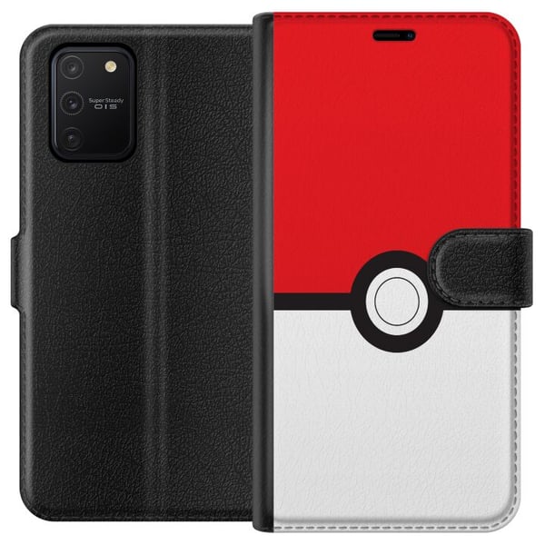 Kompatibelt Lommeboketui til Samsung Galaxy S10 Lite Classic Ball retrospilldesign i ikonisk rød og hvit stil, perfekt for spillentusiaster og en nos Kompatibelt Lommeboketui til Samsung Galaxy S10 Lite Classic Ball retrospilldesign i ikonisk rød og hvit stil, perfekt for spillentusiaster og en nos
