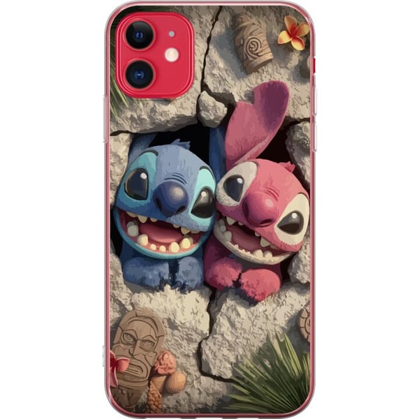 Kompatibelt Mobildeksel til Apple iPhone 11 Stitch Angel Lilo & Stitch Motiv Disney Kärlek Seriefigur