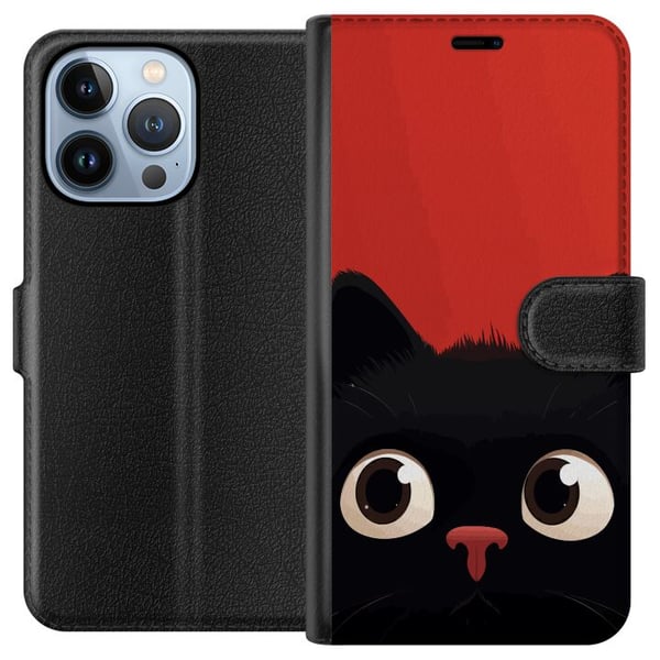 Yhteensopiva Lompakkokotelo Apple iPhone 13 Pro Leikkisä Kissa Yhteensopiva Lompakkokotelo Apple iPhone 13 Pro Leikkisä Kissa