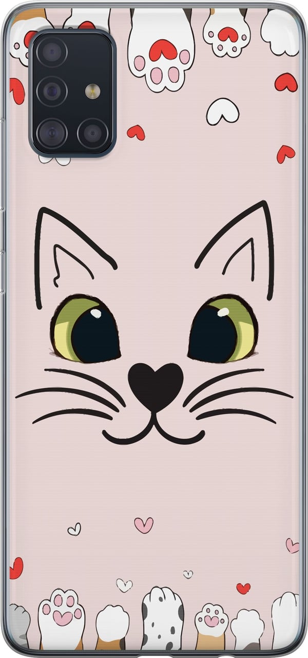 Kompatibel Mobilcover til Samsung Galaxy A51 Mjooo Katt