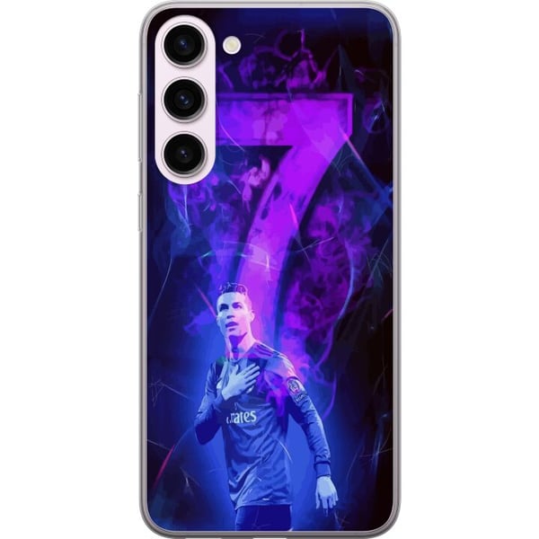 Kompatibel Mobilcover til Samsung Galaxy S23+ Ronaldo 7 - Fodboldlegende i Handling for Fans Kompatibel Mobilcover til Samsung Galaxy S23+ Ronaldo 7 - Fodboldlegende i Handling for Fans