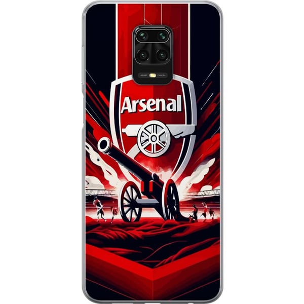 Yhteensopiva Puhelinkuori Xiaomi Redmi Note 9S Arsenal Yhteensopiva Puhelinkuori Xiaomi Redmi Note 9S Arsenal