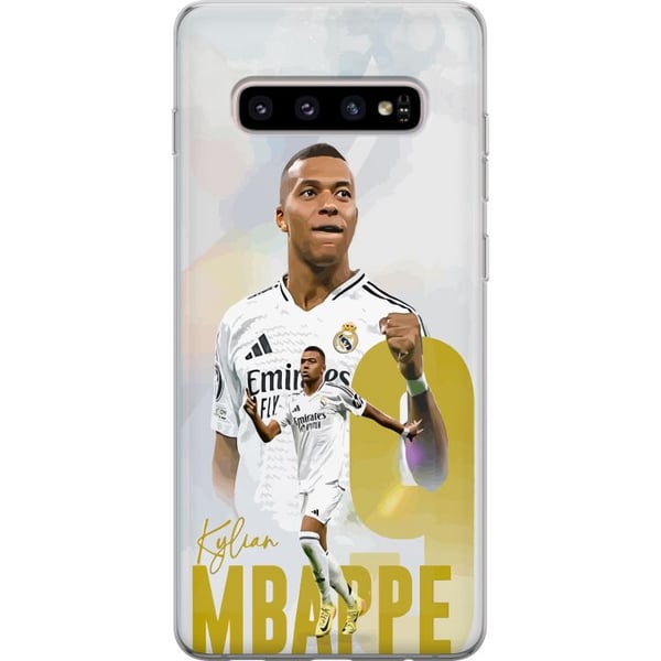 Kompatibelt Mobildeksel til Samsung Galaxy S10+ Kylian Mbappé Real Madrid Frankrike La Ligas ledende målscorer rask angrepsspiller med eksplosivitet