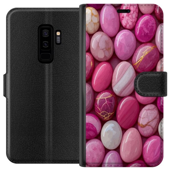 Yhteensopiva Lompakkokotelo Samsung Galaxy S9+ Vaaleanpunaiset marmorikivet ylellinen pastellikuvio kiiltävällä pinnalla täydellinen moderniin ja tyy Yhteensopiva Lompakkokotelo Samsung Galaxy S9+ Vaaleanpunaiset marmorikivet ylellinen pastellikuvio kiiltävällä pinnalla täydellinen moderniin ja tyy