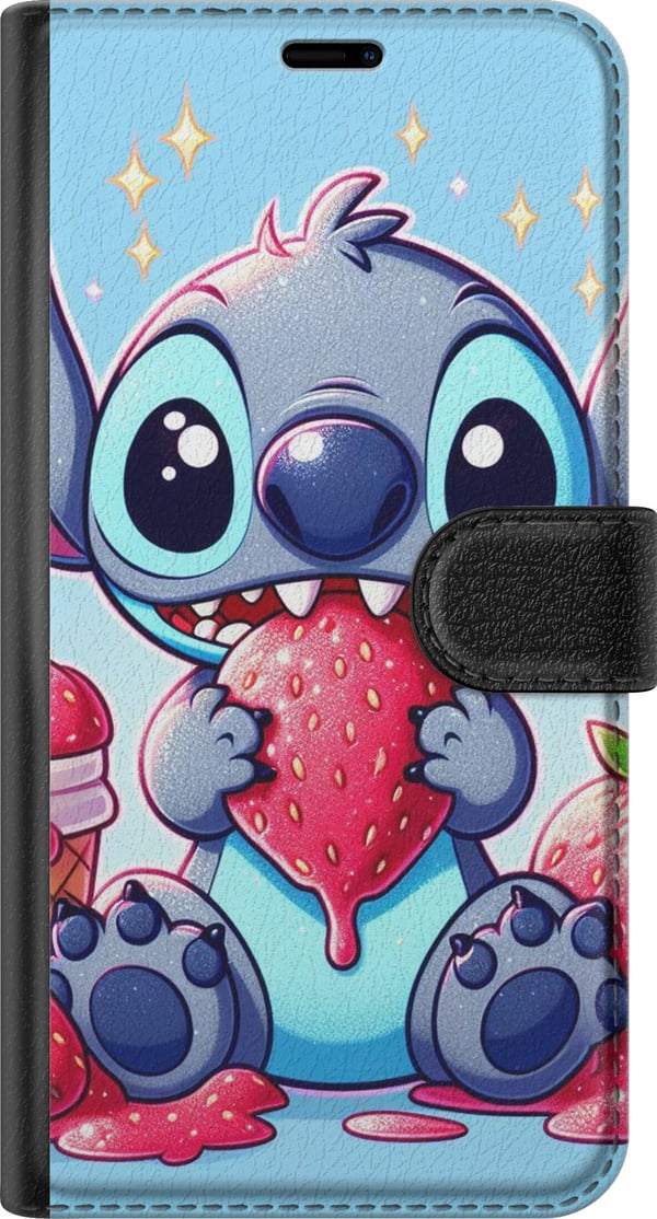 Kompatibel Tegnebogsetui til Samsung Galaxy S23 Strawberry Stitch