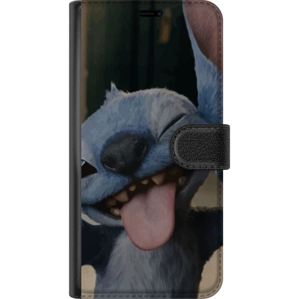 Kompatibel Tegnebogsetui til Samsung Galaxy S23+ Stitch Sød Alien - Blå Favorit fra Ydre Rummet