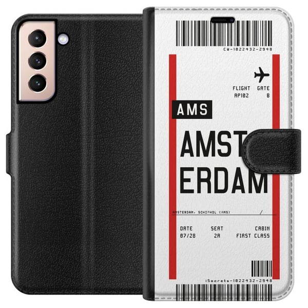 Kompatibelt Lommeboketui til Samsung Galaxy S21 Amsterdam Kompatibelt Lommeboketui til Samsung Galaxy S21 Amsterdam