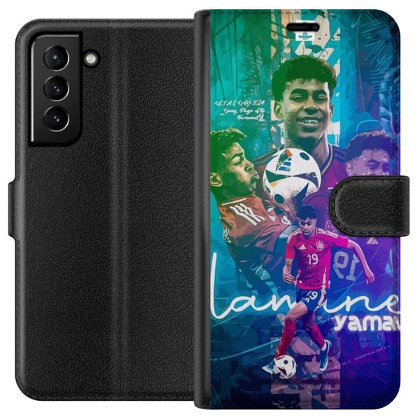 Kompatibelt Lommeboketui til Samsung Galaxy S21+ 5G yamal lamine Kompatibelt Lommeboketui til Samsung Galaxy S21+ 5G yamal lamine