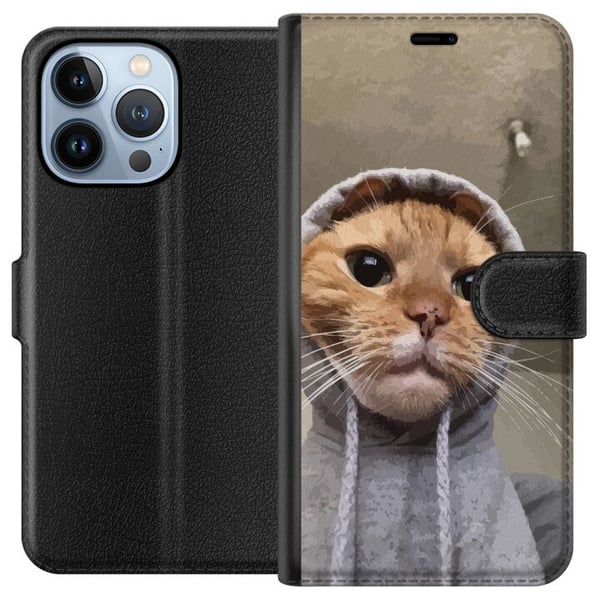 Yhteensopiva Lompakkokotelo Apple iPhone 13 Pro Kissapusero Yhteensopiva Lompakkokotelo Apple iPhone 13 Pro Kissapusero