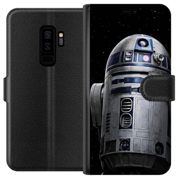 Kompatibelt Plånboksfodral till Samsung Galaxy S9+ R2D2 Star Wars Kompatibelt Plånboksfodral till Samsung Galaxy S9+ R2D2 Star Wars