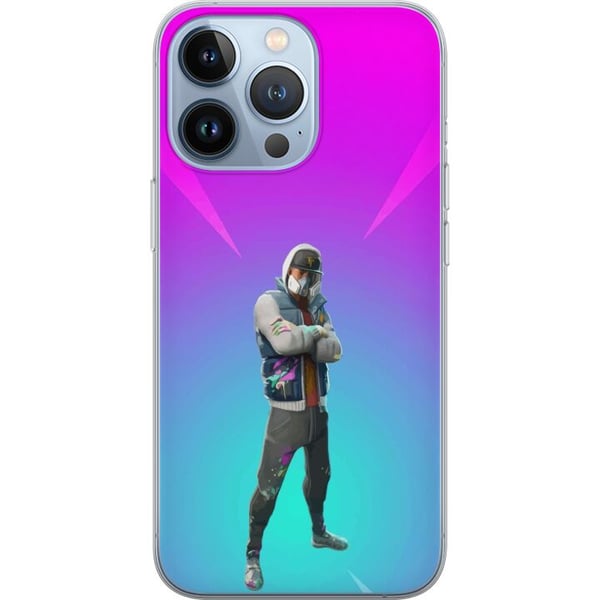 Kompatibel Mobilcover til Apple iPhone 13 Pro sort ridder fortnite