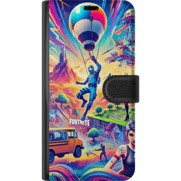 Kompatibel Tegnebogsetui til Samsung Galaxy S23 Ultra Fortnite vs Minecraft