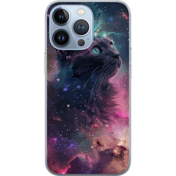 Yhteensopiva Puhelinkuori Apple iPhone 13 Pro Kissa galaksissa Yhteensopiva Puhelinkuori Apple iPhone 13 Pro Kissa galaksissa