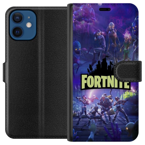 Kompatibel Tegnebogsetui til Apple iPhone 12 Fortnite